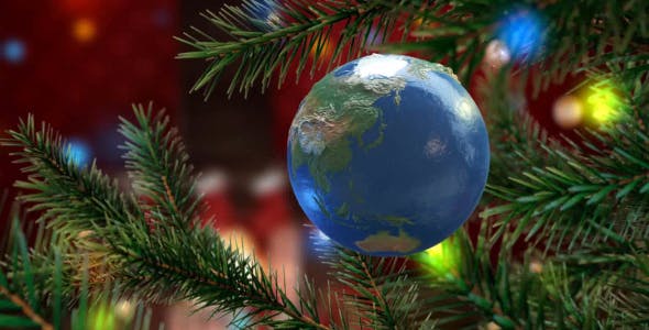 Christmas Earth Greeting - Videohive 14051685 Download