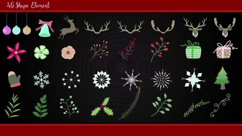 Christmas Element Pack Videohive 22948667 After Effects Image 5