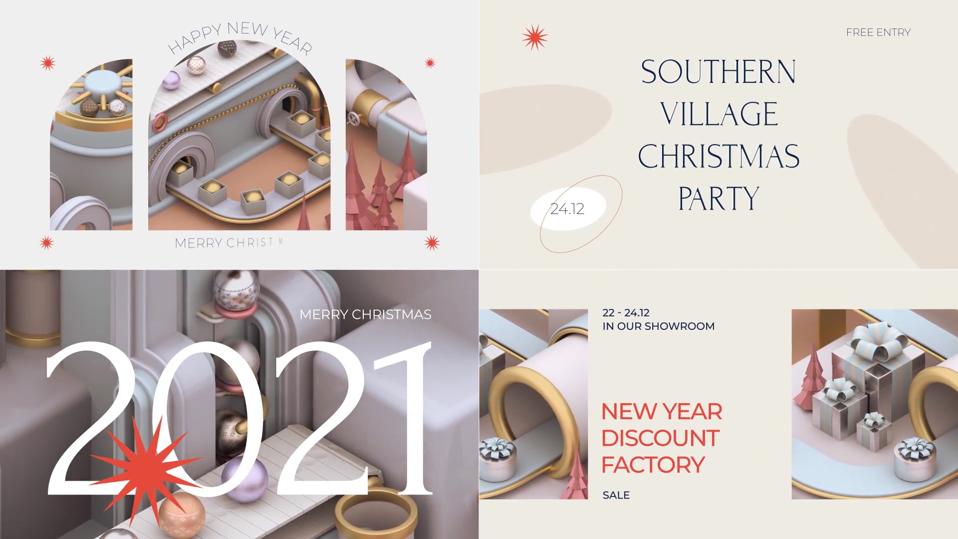 Christmas Factory Instagram Pack Videohive 29466145 After Effects Image 13