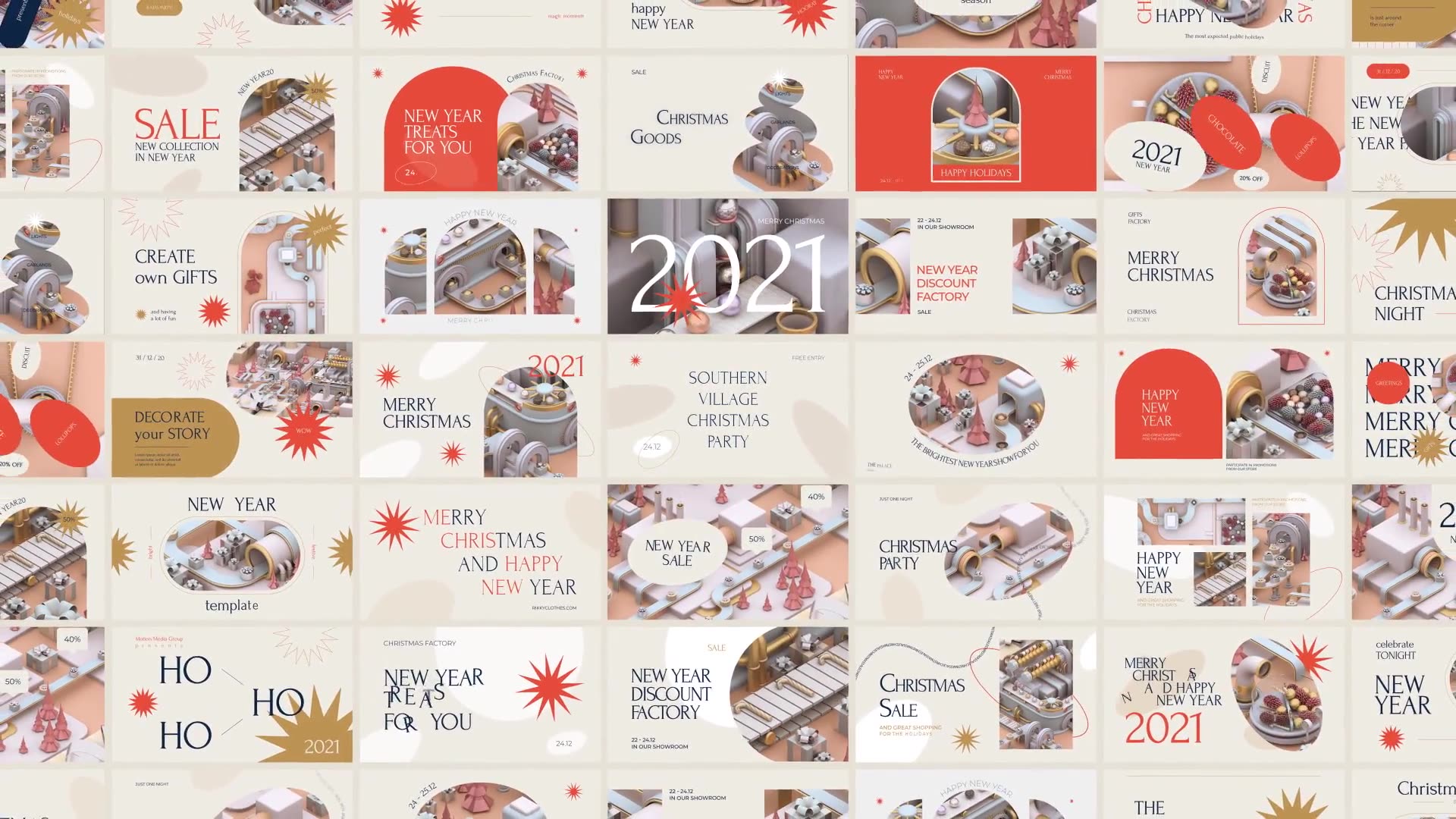 Christmas Factory Instagram Pack Videohive 29466145 After Effects Image 3