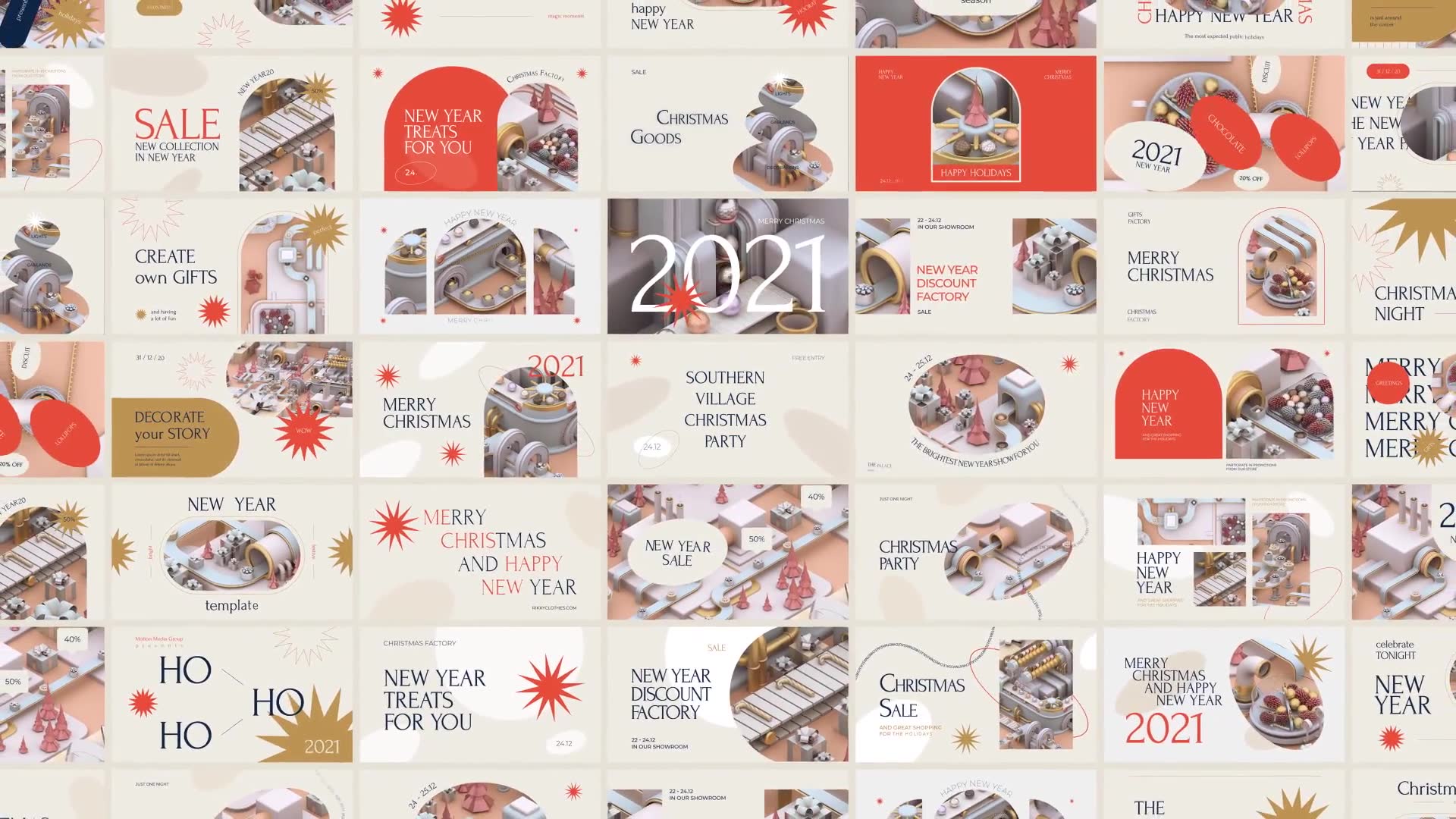 Christmas Factory Instagram Pack Videohive 29604352 Premiere Pro Image 3