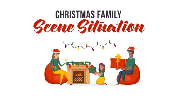 Christmas family Scene Situation - Download Videohive 29437182