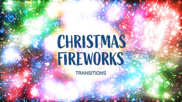 Christmas Fireworks Transitions - 35022098 Download Videohive