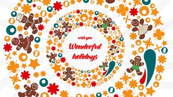 Christmas Flat Colorful Circles - 24728092 Download Videohive