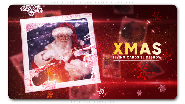 Christmas Flying Cards Slideshow - Download Videohive 22783786