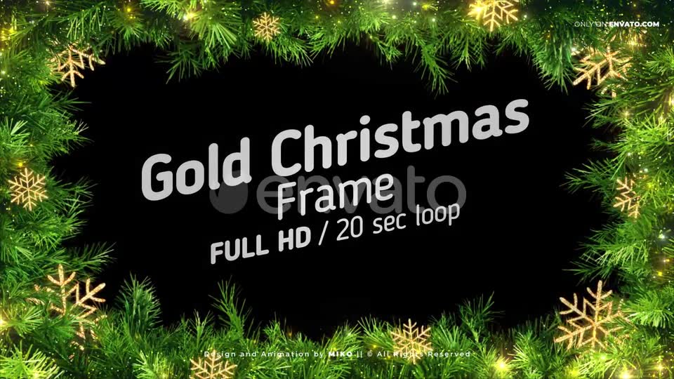 Christmas Frame Videohive 42036800 Motion Graphics Image 2