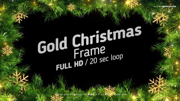 Christmas Frame - Videohive Download 42036800