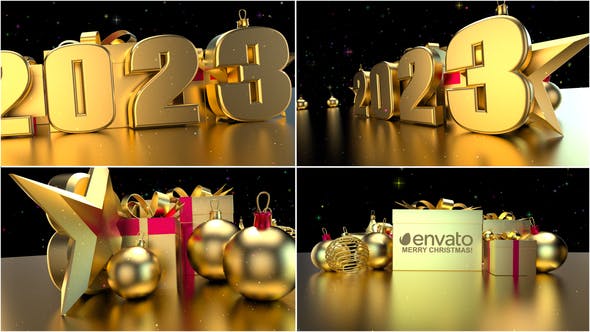 Christmas Gift Logo 2023 - Videohive Download 22915809
