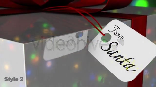 Christmas Gift Tag / Card From Santa 2 Styles - Download Videohive 981197