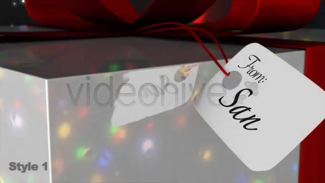 Christmas Gift Tag / Card From Santa 2 Styles - Download Videohive 981197