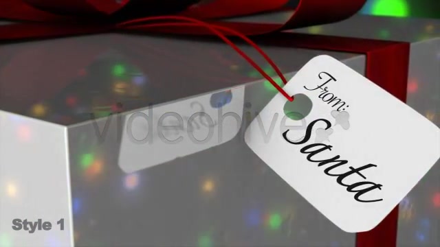 Christmas Gift Tag / Card From Santa 2 Styles - Download Videohive 981197