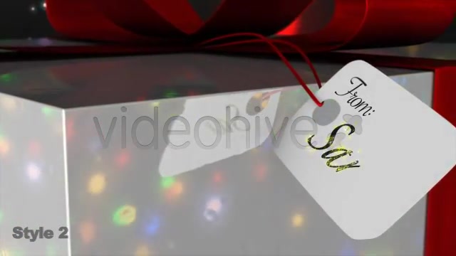 Christmas Gift Tag / Card From Santa 2 Styles - Download Videohive 981197