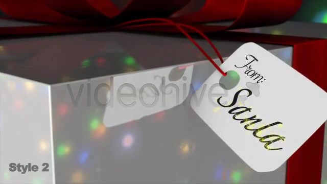 Christmas Gift Tag / Card From Santa 2 Styles - Download Videohive 981197