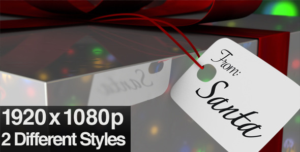 Christmas Gift Tag / Card From Santa 2 Styles - Download Videohive 981197