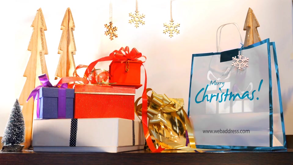 Christmas Gifts Logo Storefront Digital Signage - Download Videohive 20807250