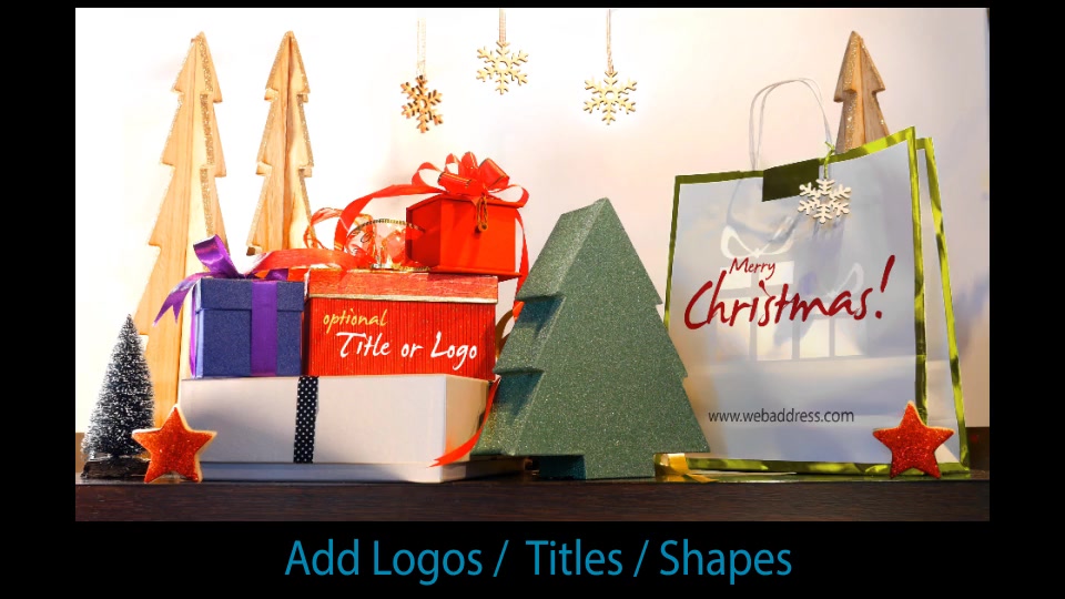Christmas Gifts Logo Storefront Digital Signage - Download Videohive 20807250