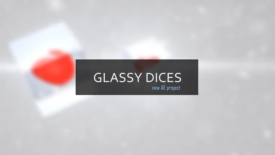 Christmas Glassy Dices - Download Videohive 13556332
