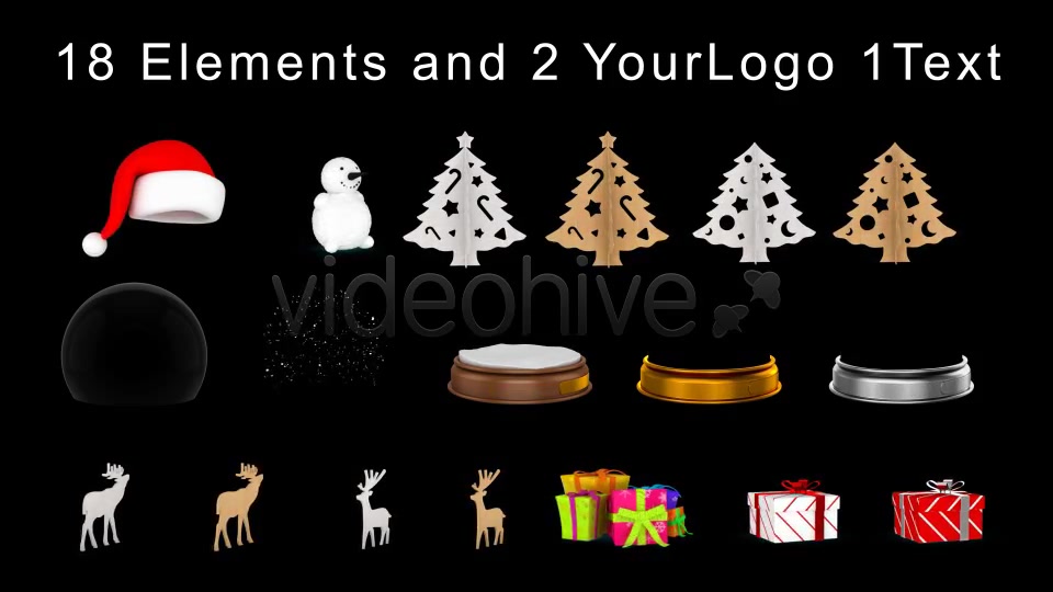 Christmas Globe Elements - Download Videohive 3351423