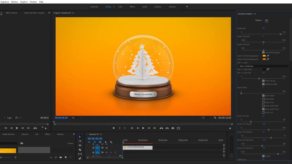 Christmas Globe Premiere Pro Videohive 23038866 Premiere Pro Image 6