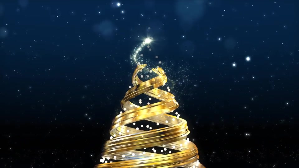 Christmas Gold Tree Videohive 42164830 After Effects Image 5