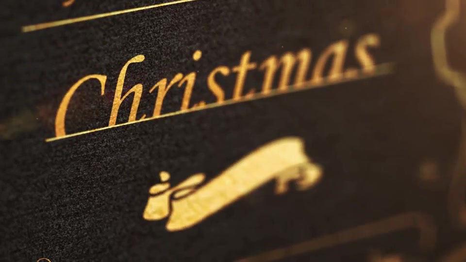 Christmas Golden Card - Download Videohive 19047070