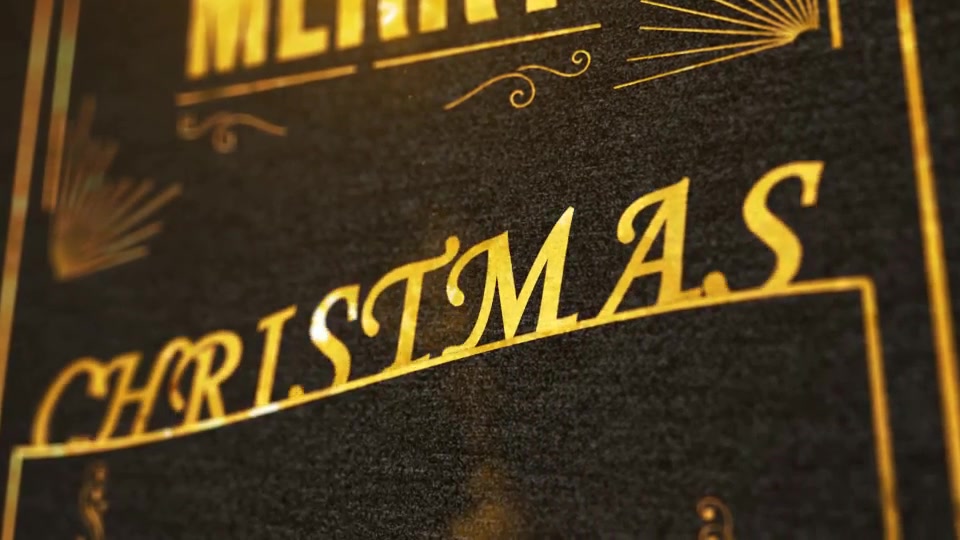 Christmas Golden Card - Download Videohive 19047070