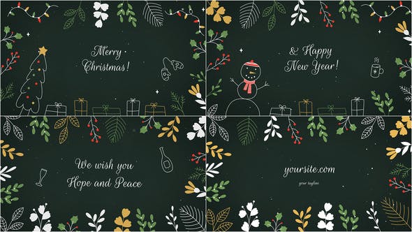Christmas Greeting Cards - Download Videohive 34933573