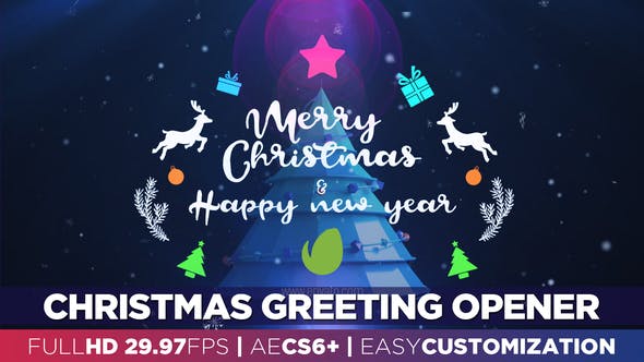 Christmas Greeting Opener - Download 25192237 Videohive