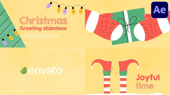 Christmas Greeting Slideshow | After Effects - Videohive Download 35383388