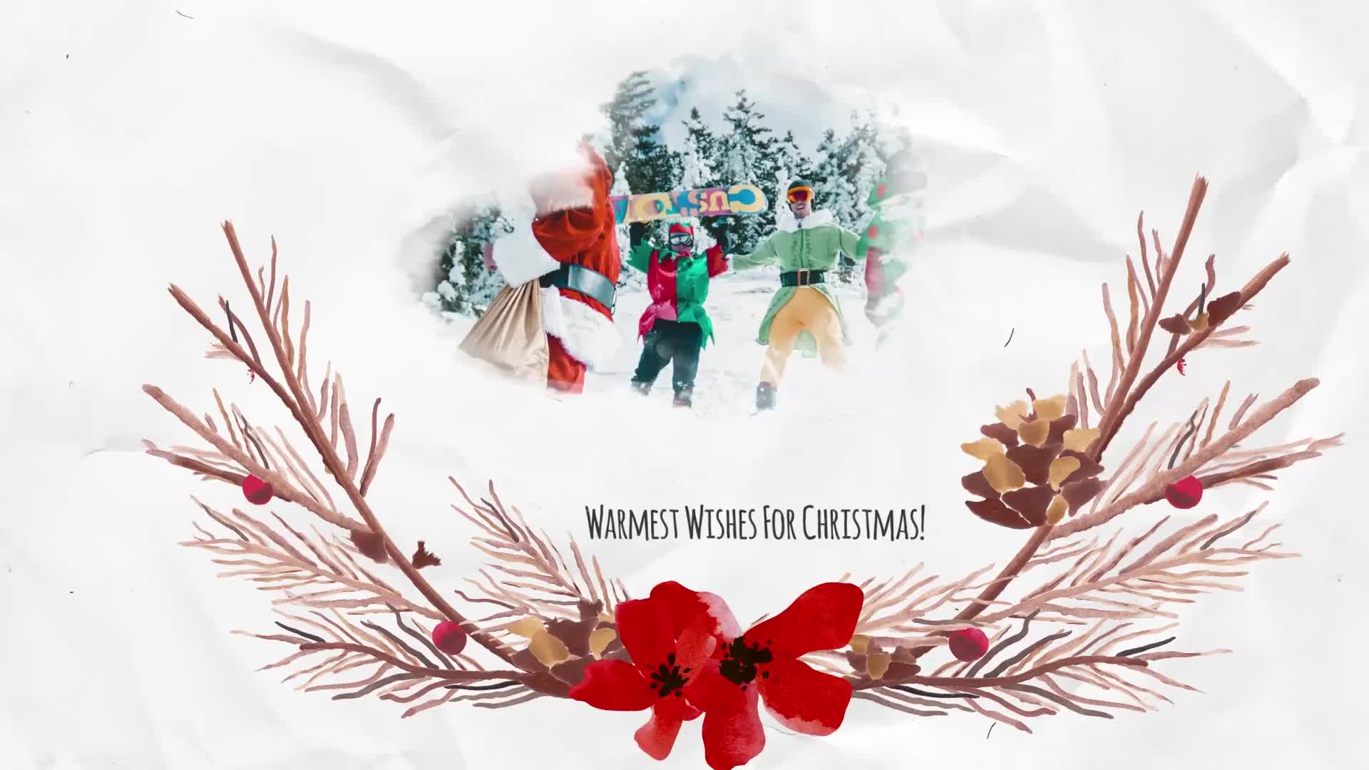Christmas Greeting Video Cards Videohive 22951656 After Effects Image 1