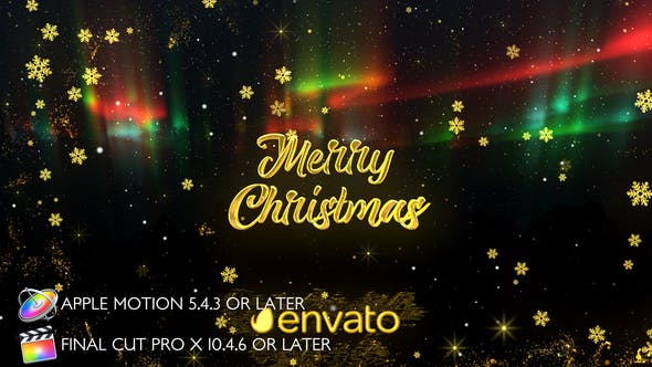 Christmas Greetings Apple Motion - Videohive 29372123 Download