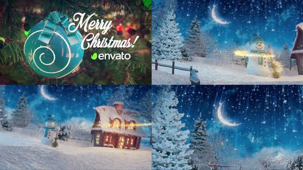 Christmas Greetings Card || DaVinci Resolve - Download Videohive 35164571