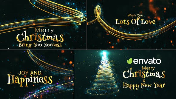 Christmas Greetings // Christmas Titles // Christmas - 42338488 Videohive Download