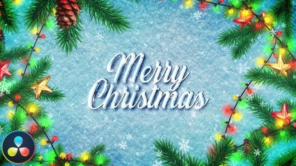 Christmas Greetings DaVinci Resolve - 34644047 Download Videohive