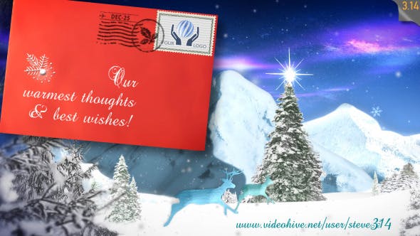 Christmas Greetings e Postcard - 9465680 Download Videohive