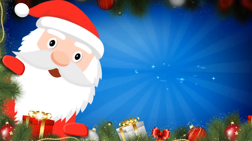 Christmas Greetings from Animated Santa and Reindeer Videohive 18898596 After Effects Image 1