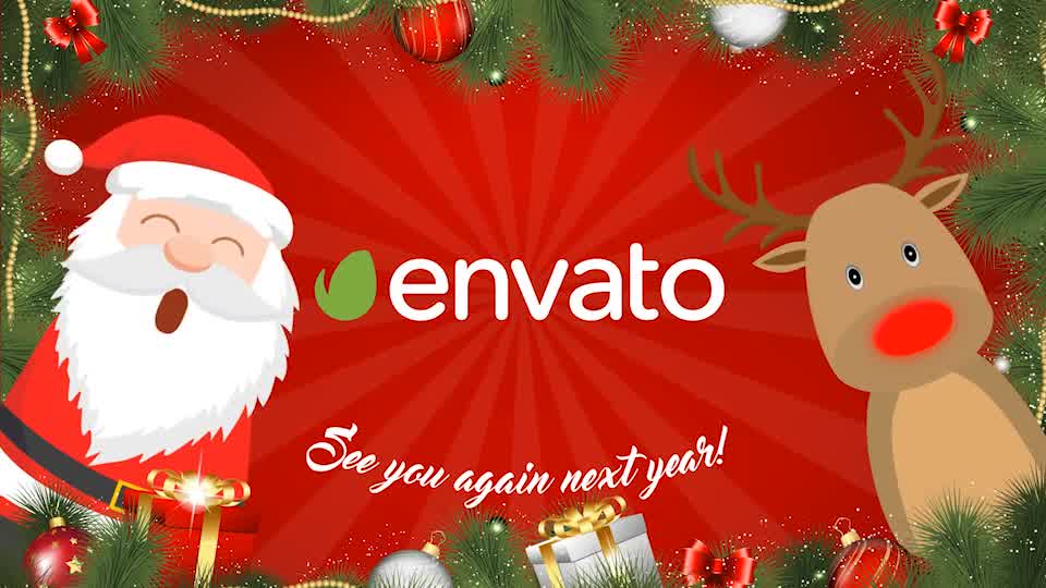 Christmas Greetings from Animated Santa and Reindeer Videohive 18898596 After Effects Image 10
