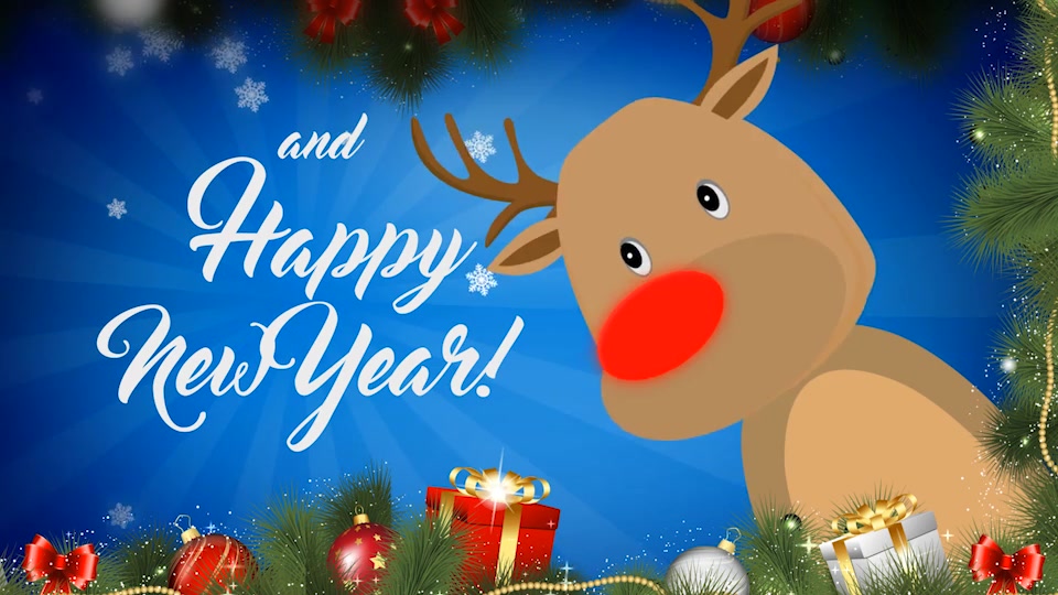 Christmas Greetings from Animated Santa and Reindeer Videohive 18898596 After Effects Image 5