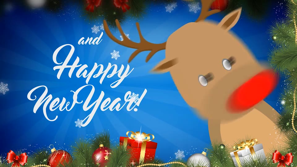 Christmas Greetings from Animated Santa and Reindeer Videohive 18898596 After Effects Image 7