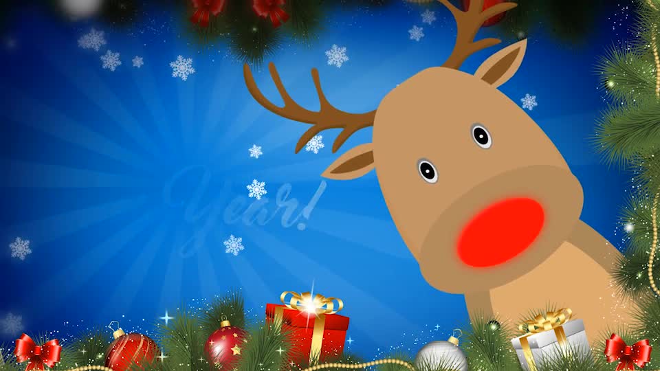 Christmas Greetings from Animated Santa and Reindeer Videohive 18898596 After Effects Image 8