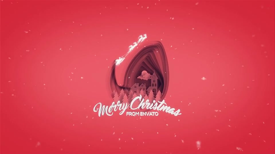 Christmas Greetings Paper Cut Videohive 21014141 After Effects Image 7