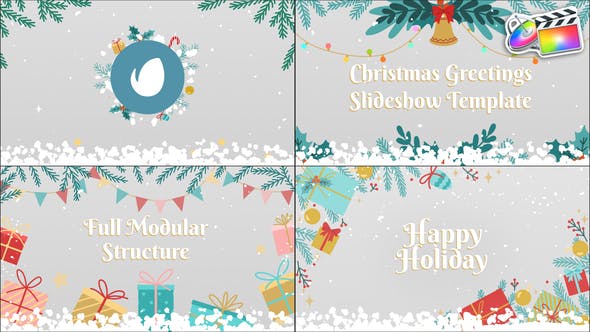 Christmas Greetings Slideshow | FCPX - Videohive 34803565 Download