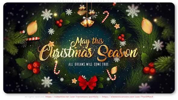 Christmas Greetings Titles - Download Videohive 35002480