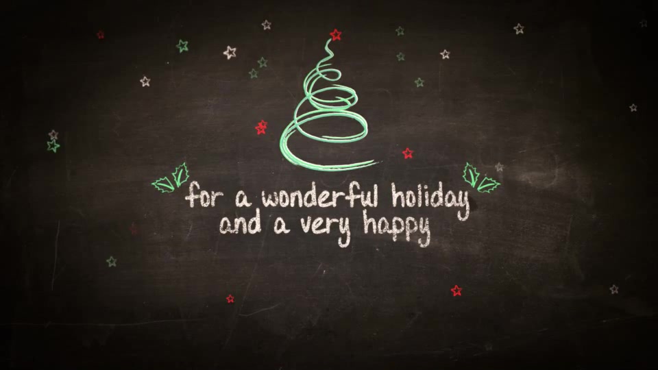 Christmas Greetings V2 Blackboard Videohive 13510638 After Effects Image 5