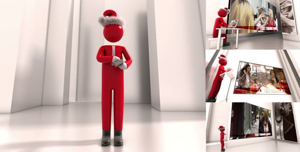 Christmas Greetings With Businessman - 6295801 Download Videohive