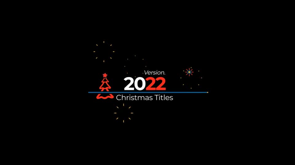 Christmas Icon Titles 2022 Videohive 35201933 After Effects Image 1