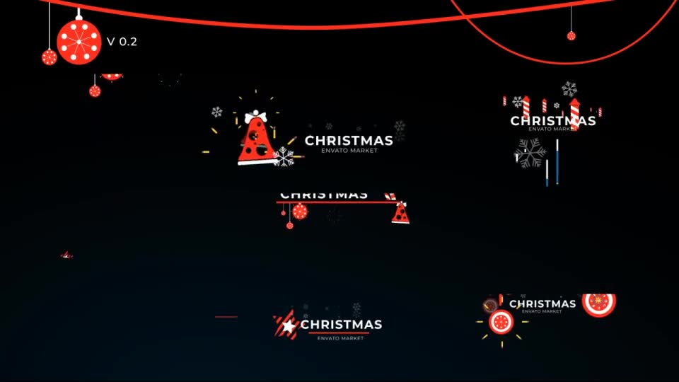 Christmas Icon Titles V 0.2 Videohive 29711180 After Effects Image 2