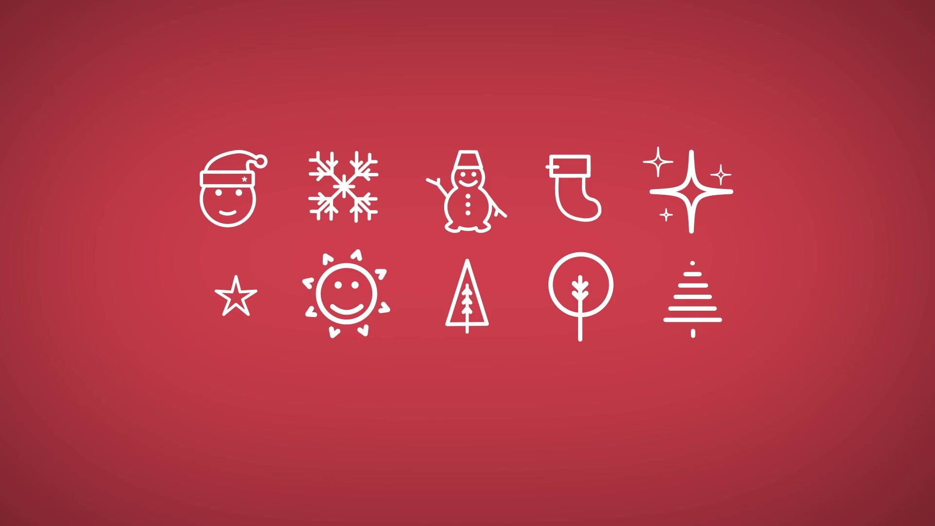 Christmas Icons And Logo Reveal || FCPX Videohive 35238373 Apple Motion Image 10