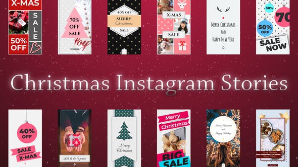 Christmas Instagram Stories - 22880254 Download Videohive