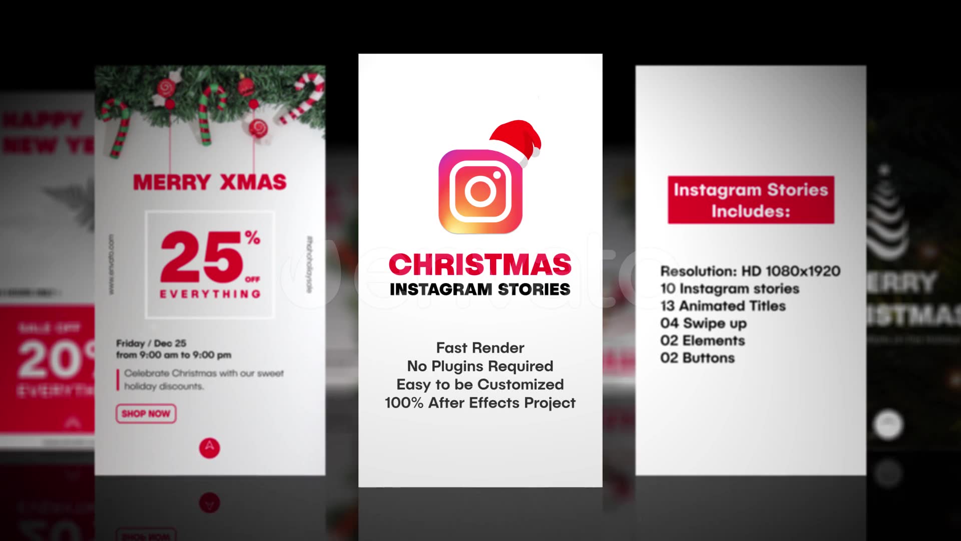 Christmas Instagram Stories Videohive 25121405 After Effects Image 2